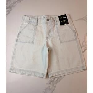 Art Class Bermuda Shorts Girls L 10-12 Mid Rise White NWT